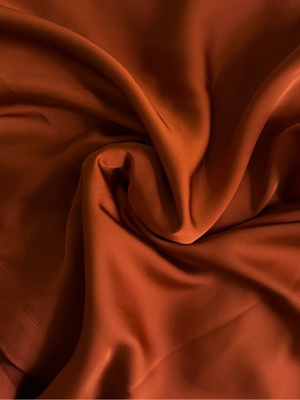 J.Crew NWT Satin Orange Rust Button-Front Cami - Medium - Picture 8 of 12